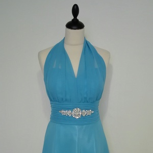 2 az 1-ben türkiz alkalmi ruha - ruha & divat - női ruha - alkalmi ruha & estélyi ruha - Meska.hu