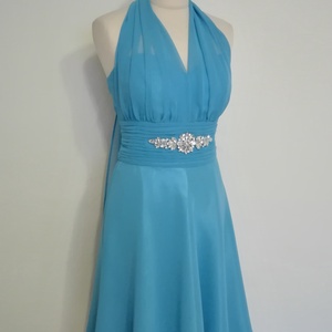 2 az 1-ben türkiz alkalmi ruha - ruha & divat - női ruha - alkalmi ruha & estélyi ruha - Meska.hu