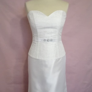 Strasszköves menyasszonyi ruha -  - Meska.hu