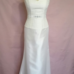 Strasszköves menyasszonyi ruha -  - Meska.hu