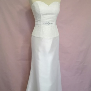 Strasszköves menyasszonyi ruha -  - Meska.hu