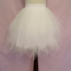 Törtfehér tüll szoknya esküvőre,szalagavatóra - esküvő - ruha - menyasszonyi ruha - Meska.hu