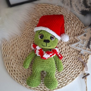 Horgolt plüss Baby Grinch - Meska.hu