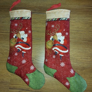 Nagy mikulás csizma /zsák - karácsony - mikulás - Meska.hu