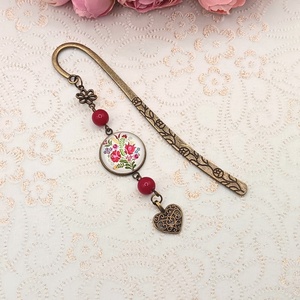 Antik bronz könyvjelző � matyó mintás lencsével - könyv & zene - könyvjelző - Meska.hu