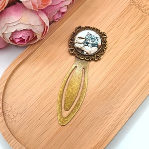 Antik bronz könyvjelző � cicás lencsével - ékszer - ékszerszett - Meska.hu