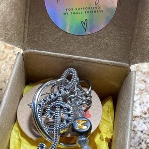 Bee Jewelry � Szerencse-kanál: Kézműves Mini Üvegcse és Ékszer Scoop - táska & tok - kulcstartó & táskadísz - kulcstartó - Meska.hu