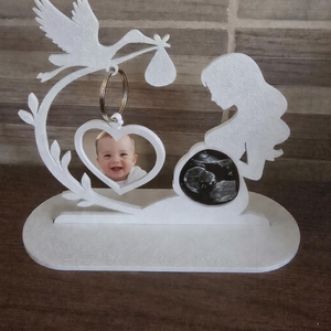 Ultrahangkép és babafotó tartó - baba - mama - babaemlékek - baba emlékőrző - Meska.hu