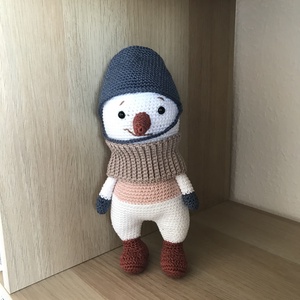 Horgolt hóember - Meska.hu