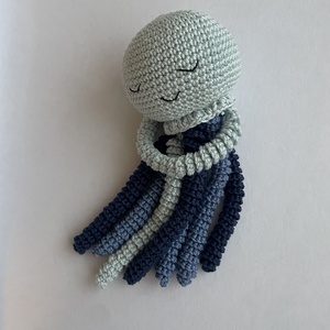Horgolt kék polip, Játék & Sport, Plüssállat & Játékfigura, Polip, medúza, Horgolás, MESKA