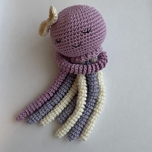 Horgolt lila polip, Játék & Sport, Plüssállat & Játékfigura, Polip, medúza, , MESKA