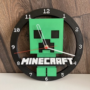 Minecraft falióra - otthon & életmód - dekoráció - fali és függő dekoráció - falióra & óra - Meska.hu Minecraft falióra - otthon & életmód - dekoráció - fali és függő dekoráció - falióra & óra - Meska.hu