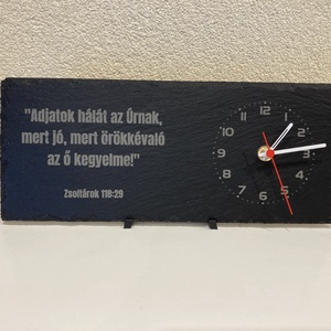 Palakő asztali óra - esküvő - dekoráció - asztaldísz - Meska.hu Palakő asztali óra - esküvő - dekoráció - asztaldísz - Meska.hu