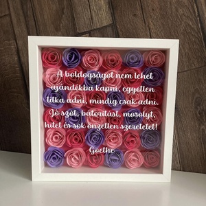 Virágbox képkeret, Otthon & Életmód, Dekoráció, Kép & Falikép, Képkeret, Mindenmás, MESKA