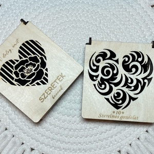 Dobozba zárt szeretet, Esküvő, Emlék & Ajándék, Doboz, Gravírozás, pirográfia, MESKA