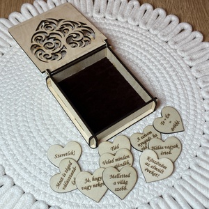 Dobozba zárt szeretet - esküvő - emlék & ajándék - doboz - Meska.hu