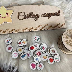 Óvodai fa szülinaptár - játék & sport - ovis felszerelés - óvodai jelek - Meska.hu