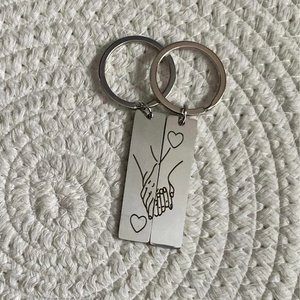 Fém kulcstartó, Táska & Tok, Kulcstartó & Táskadísz, Kulcstartó, Gravírozás, pirográfia, MESKA