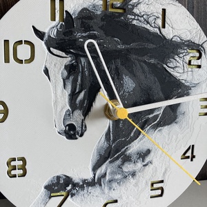 Lovas falióra - otthon & életmód - dekoráció - fali és függő dekoráció - falióra & óra - Meska.hu