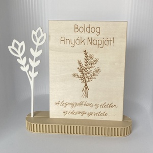 Anyák napi tábla tartóval - Meska.hu