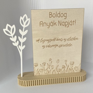 Anyák napi tábla tartóval - otthon & életmód - dekoráció - kép & falikép - képkeret - Meska.hu