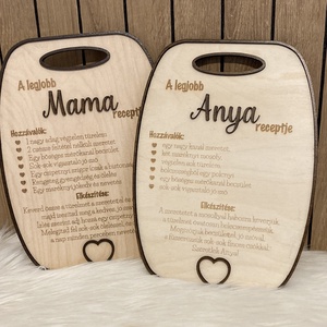 A legjobb anya/mama dekorációs tábla, Otthon & Életmód, Dekoráció, Asztal és polc dekoráció, Gravírozott táblák, Gravírozás, pirográfia, MESKA