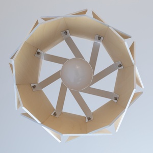 LOTUS MIDI WHITE lámpa - otthon & életmód - lámpa - mennyezeti lámpa - Meska.hu