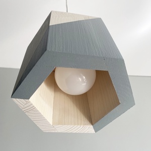 HONEY MIDI SINGLE GREY lámpa, Otthon & Életmód, Lámpa, Mennyezeti lámpa, Famegmunkálás, MESKA