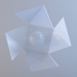 SWIRL MIDI lámpa - otthon & életmód - lámpa - mennyezeti lámpa - Meska.hu