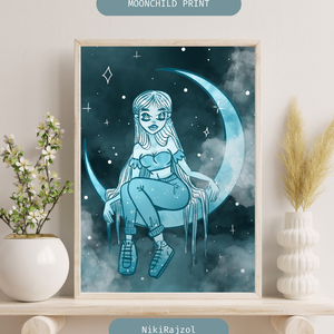 Moonchild print - Meska.hu
