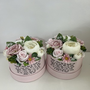 Szülőköszöntő virágbox  - esküvő - emlék & ajándék - szülőköszöntő ajándék - Meska.hu