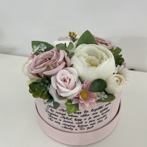 Szülőköszöntő virágbox  - Meska.hu