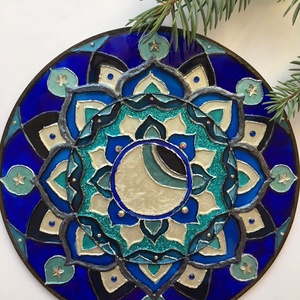 Üveg mandala - Meska.hu