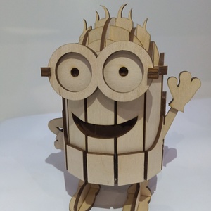 Minyon asztali tolltartó, Otthon & Életmód, Papír, írószer, Tolltartó & Ceruzatekercs, Famegmunkálás, Gravírozás, pirográfia, MESKA