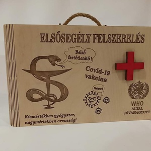 Első segély doboz  - otthon & életmód - konyhafelszerelés, tálalás - tálalás - pálinkás poharak, szettek - Meska.hu