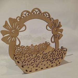 Húsvéti kosár., Otthon & Életmód, Dekoráció, Asztaldísz, Asztal és polc dekoráció, Famegmunkálás, Gravírozás, pirográfia, MESKA