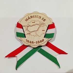 Kokárda  - esküvő - kiegészítők - kitűző - Meska.hu