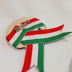 Kokárda  - esküvő - kiegészítők - kitűző - Meska.hu