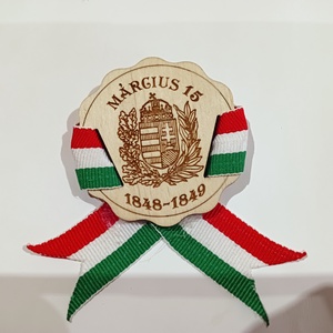 Kokárda  - esküvő - kiegészítők - kitűző - Meska.hu