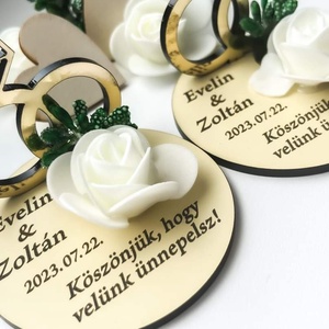 Köszönet ajándék  - esküvő - emlék & ajándék - köszönőajándék - Meska.hu