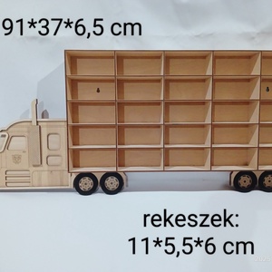 Kamion, Otthon & Életmód, Babaszoba, gyerekszoba, Játéktároló, Famegmunkálás, Gravírozás, pirográfia, MESKA