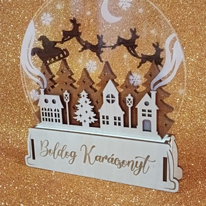 Világítós karácsonyi dekoráció - Meska.hu