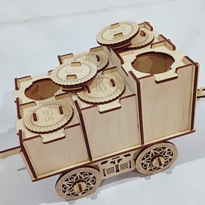 Adventi kisvonat  - karácsony - adventi díszek - adventi naptár - Meska.hu Adventi kisvonat  - karácsony - adventi díszek - adventi naptár - Meska.hu