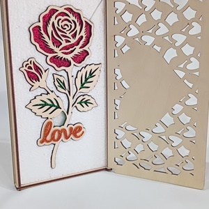 Valentin napi rózsa  - Meska.hu