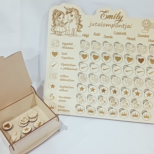 Jutalom pont gyüjtő tábla. - Meska.hu