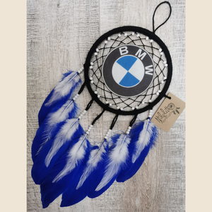 BMW autó álomfogó - Nikolett Álomfogók, Otthon & Lakás, Dekoráció, Fali és függő dekoráció, Álomfogó, Gyöngyfűzés, gyöngyhímzés, Horgolás, MESKA