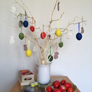Horgolt húsvéti nyuszi dekor - otthon & életmód - dekoráció - dísztárgy - Meska.hu