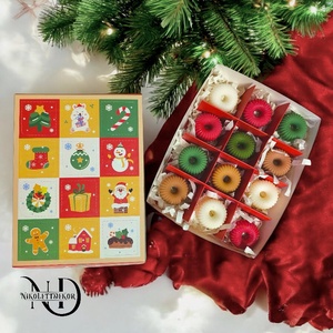 ADVENTI KALENDÁRIUM 2 - SZÓJAVIASZ ILLATVIASZ - NIKOLETT DEKOR - Meska.hu