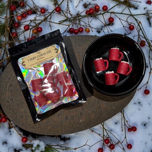 Forró csokoládé 30g - szójaviasz illatviasz - Nikolett Dekor, Otthon & Életmód, Gyertya, illat, aroma, Illatviasz, Gyertya-, mécseskészítés, MESKA