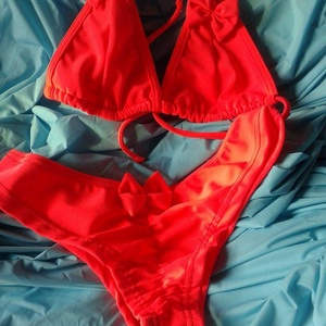 Uv narancs bikini - ruha & divat - női ruha - top - Meska.hu